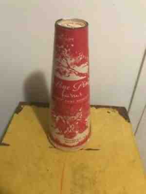 Lone Pine Farms Quart Waxed Paper Cone Milk Bottle Hanover NJ matching cap