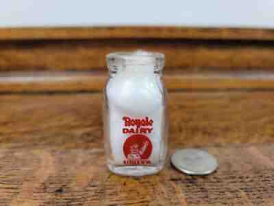 Vintage Individual Cream Bottle Royale Dairy Milk Keyser WV West Virginia