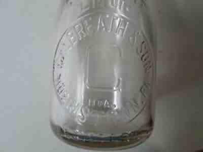 PINT MILK BOTTLE GALBREATH & SON NORRISTOWN PA