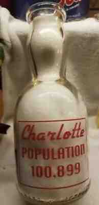 Charlotte Population 100,899 Cream Top Foremost When Charlotte NC Was Small Town