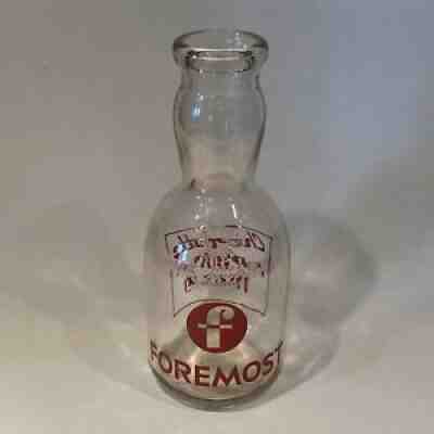 Vintage Foremost Milk 1 Quart Bottle - 