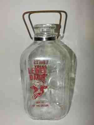 Lewes Dairy-1/2 Gallon Bottle and paper cap