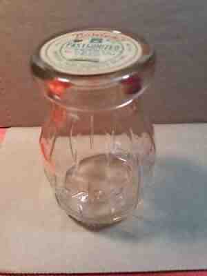 BORDEN'S STORE MILK BOTTLE ~1/2 PINT w/CAP~ ANTIQUE~ RARE buy it now