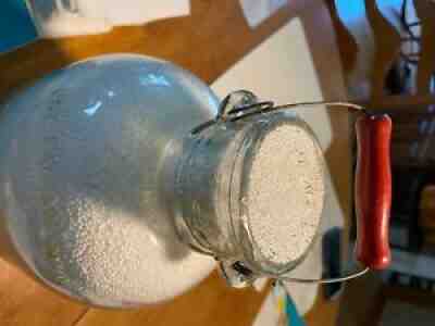 Rare Vintage Glass 1 Gallon Milk Bottle Meadow Gold Dairy