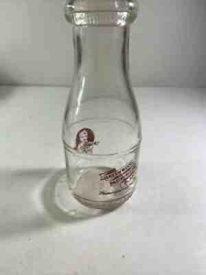 Vintage Greenwood Pasteurizing Plant 1 Pint Milk Bottle South Carolina Embossed