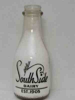 TRPQ Milk Bottle South Side Dairy Est 1905 From Youngster To Oldster LOCATION???