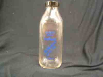 McMahon's Dairy Inc. Altoona, PA Blue Pyro Ice Water Bottle VGC