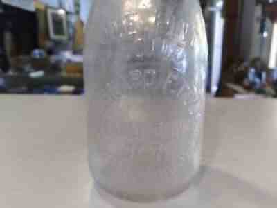 Bernard F Fulk Early Dawn Dairy Martinsburg WV One Pint Milk Bottle