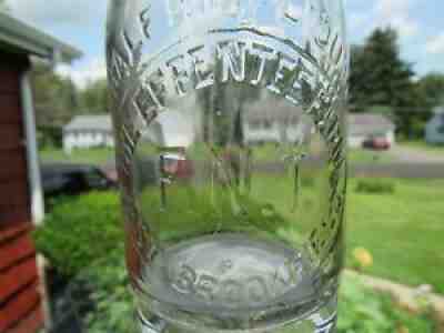 TREHP Milk Bottle The Effentee Farm Dairy Farm East Brookfield MA WORCESTER CO