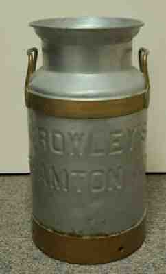 Vintage Crowleyâ??s Milk Co. Milk Can, Binghamton, NY