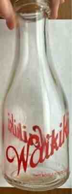 Waikiki Dairy TRPQ Milk Bottle 1949 Spokane Washington