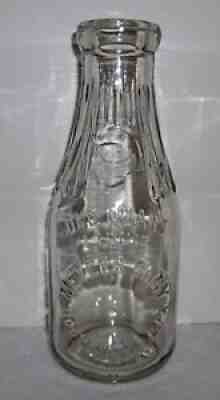 Meyers Dairy Hooversville PA. Embossed Quart Milk Bottle