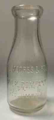 The Moores & Ross Milk Company Columbus Ohio, Antique Bottle Pt Pint Embossed