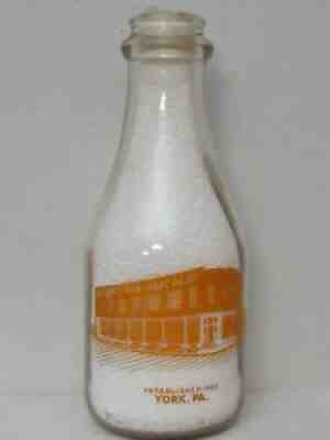 TRPQ Milk Bottle P M Bupp High Grade Dairy York PA YORK CO Dairy Plant Picture