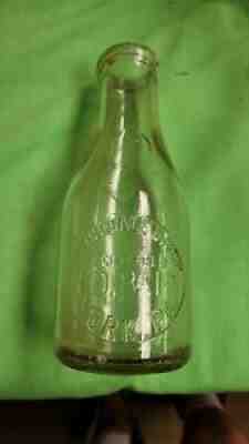 Quart Springdale Farm Dairy HD Bair York City Pa York Co Penn Milk Bottle