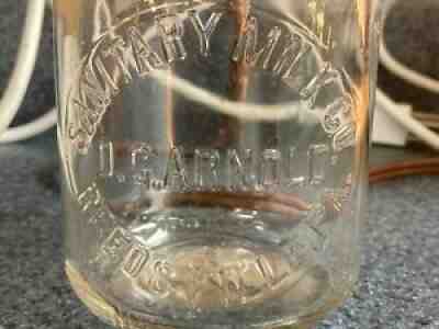 #75 TREP REEDSVILLE PA SANITARY D.G. ARNOLD FARM DAIRY MILK BOTTLE