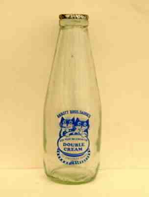 milk bottle : lovely old Abbotts ( Canterbury ) 