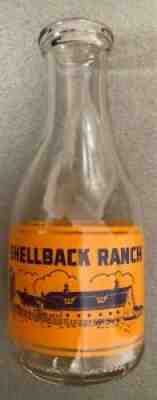 Shellback Ranch TRPQ Cheyenne Wyoming 2 Color ACL Milk Bottle