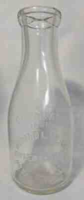 Quart Howard L Shank Jersey Guernsey Doylestown Ohio oh Wayne County Milk Bottle