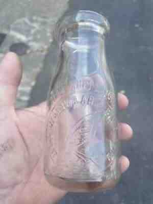 RARE MEADOW LARK DAIRY HALF PINT BOTTLE FROM GREAT FALLS MONTANA