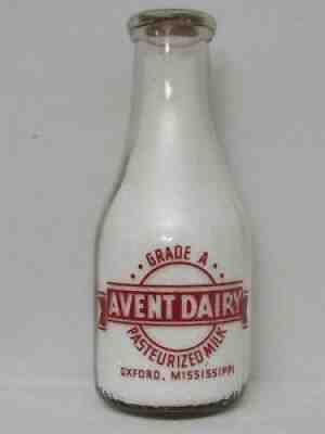 TRPQ Milk Bottle Avent Dairy Oxford MS LAFAYETTE COUNTY MISSISSIPPI spelled out
