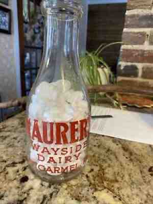 Details about   Vintage Glass Restaurant Creamer Quality Dairy “None Better” 