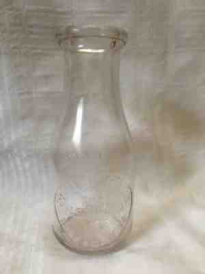 Vintage Pint Milk Bottle Royale Dairy Keyser West Virginia 1942