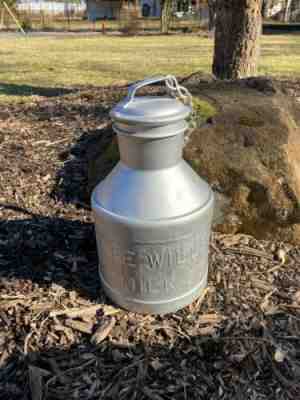 Vintage Antique Supplee Wills Jones Milk Co Cream Milk Can & Lid Philadelphia PA