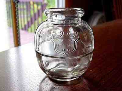 RARE 1910 CRAB TREE DAIRY Lake Bluff ILLINOIS ILL. Chicago BASEBALL milk bottle