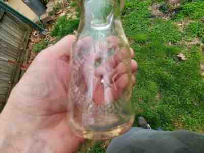 SCARCE HILL TOP DAIRY SPARTANBURG SOUTH CAROLINA 1/2 PINT MILK BOTTLE