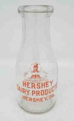 Vintage Hershey Dairy Products PA Uncle Sam Milk Bottle Chocolate