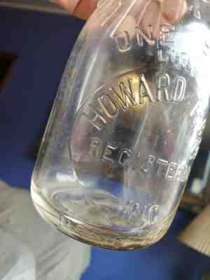 Howard Tebay Inc. Parkersburg, WV Milk Bottle