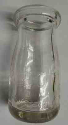 Abbotts Dairy Inc. 1/4 Pint Gill Embossed Milk Bottle