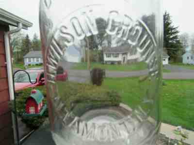 TREQ Milk Bottle H Wilson Crounse Dairy Farm Altamont NY ALBANY COUNTY VERY RARE