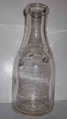 Royal - D Dairy McKeesport PA. Embossed Quart Milk Bottle