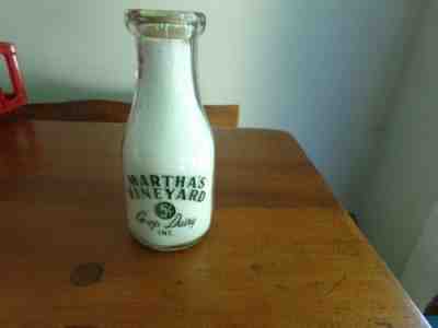 TRPP Martha's Vineyard Co-Op- Dairy Inc. Milk Bottle Mass Ma.