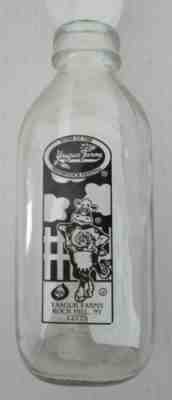 Woodstock Music Festival Collectible YASGUR FARMS DAIRY Milk Bottle Rock Hill NY