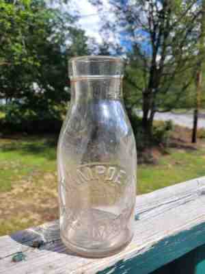 Rare Pint Hampden Creamery Bottle 