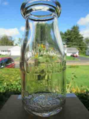 TREHP Milk Bottle Brookfield Dairy Farm Syracuse NY Paul Geiss Otisco Street '36