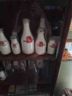 dairy bottles.Â  eau Claire Wisconsin.Â  pints, half pints, quarts. .52 bottles