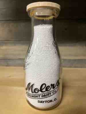 Molersâ?? Belmont Dairy Milk Bottle TRPP Dayton Montgomery County Ohio