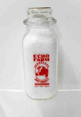 Vintage ECHO FARM DAIRY Milk Bottle., Wilmington, NC,N.C.,North Carolina--MINT