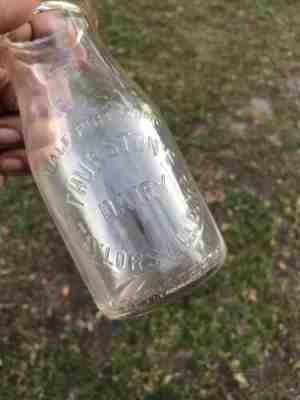 THURSTON'S DAIRY TAYLORSVILLE, NC Milk Bottle North Carolina
