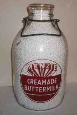 Menzie Creamade Buttermilk McKeesport PA. Pyro Gallon With Original Cap