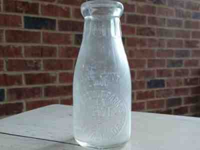 RARE Antique CHESTNUT FARMS H.S. Lowe & Son DELMAR Delaware DE Milk DAIRY BOTTLE