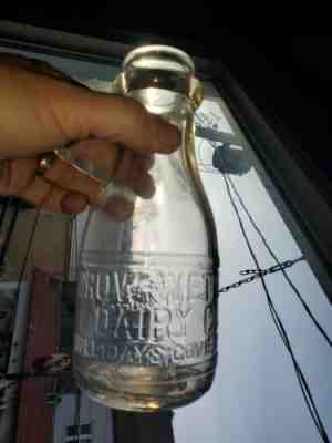 Crow-Wetzel Dairy Milk Bottle Holliday Cove, West Virginia
