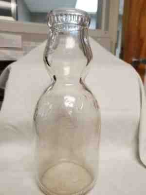 Vintage Nashville Pure Milk Co Tri-li-Pure Cream Top Milk Bottle Quart Size