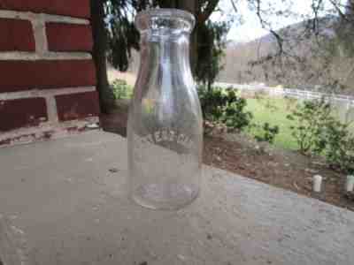 VINTAGE RARE EAST END DAIRY CHAS H GUERS MAHANOY CITY PA MILK BOTTLE ADVERTISING