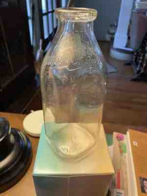 Purdue University Creamery quart milk bottle West Lafayette Indiana