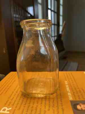 Purdue University Creamery 1/2 pint milk bottle West Lafayette Indiana